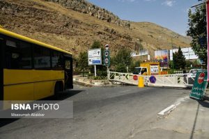 ورود به جاده چالوس از سمت کرج ممنوع شد