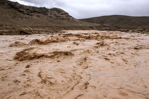 جاری شدن سیلاب در برخی مناطق خراسان شمالی