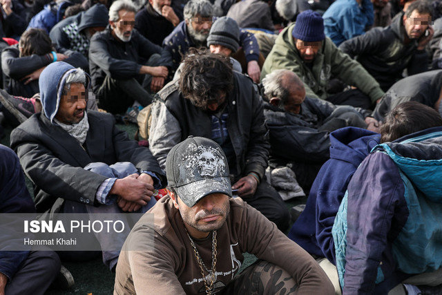 جمع‌آوری بیش از ۲۰۰ معتاد متجاهر در غرب تهران