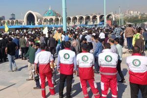 پوشش نماز جمعه تهران با ۱۹۰۰ امدادگر و نجاتگر هلال‌احمر